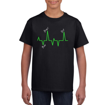 Unisex Youth Heartbeat Dirt / Bumps tee Thumbnail