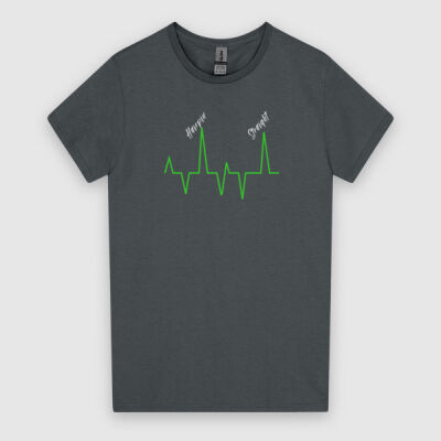 Women's Heartbeat Race Superbike Track Hairpin / Straight Tee Thumbnail