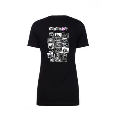 How We Roll Female Riders Motorcycle Tee Shirt Photos Thumbnail