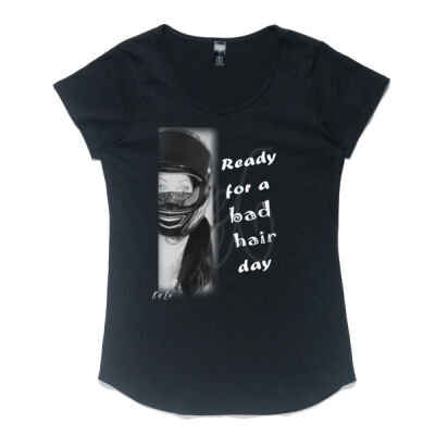 Bad Hair Day Women's Tee Front Print Thumbnail