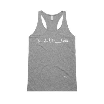 KyLu Women's Singlet Too Fat Tyre Motorcycle Thumbnail